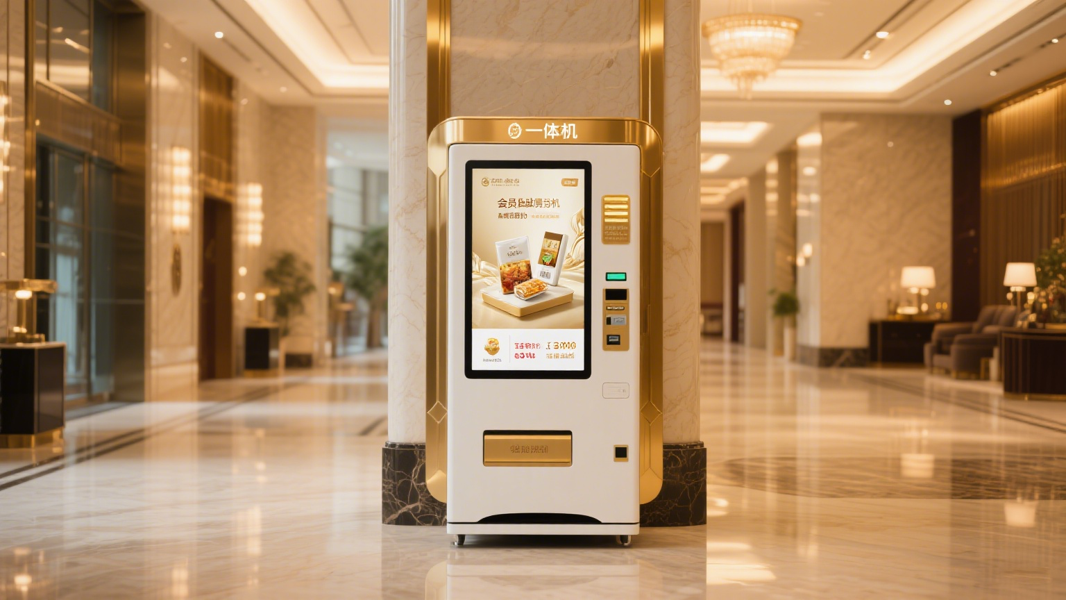 工業(yè)安卓一體機在自動售貨機上的應用